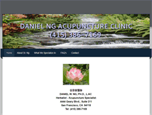 Tablet Screenshot of danielhealing.com